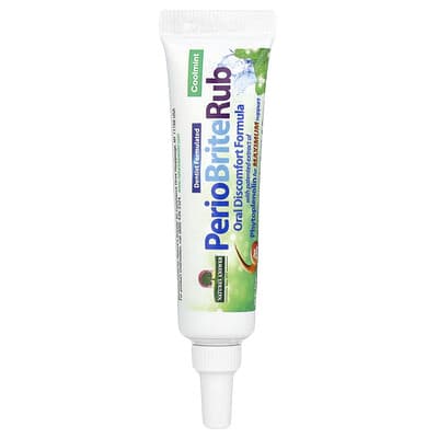PerioBrite®Rub, успокаивающий гель для зубов и десен, Coolmint, 0.5 oz (14.2 g)