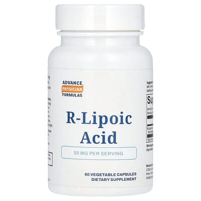 R-Lipoic Acid, 50 mg, 60 Vegetable Capsules