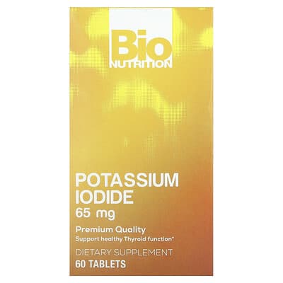 Potassium Iodide, 65 mg, 60 Tablets