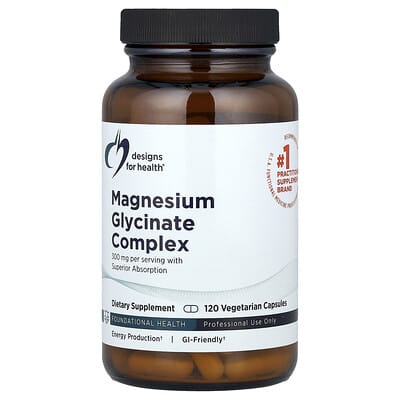 Magnesium Glycinate Complex, 120 Vegetarian Capsules (150 mg per Capsule)