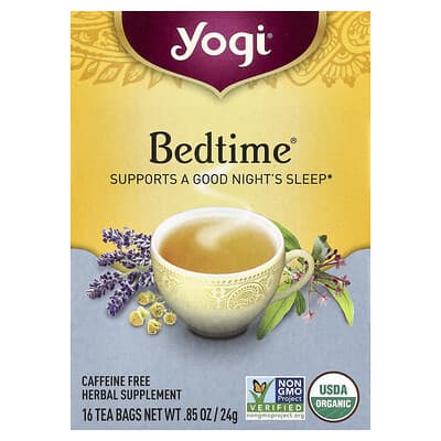 Bedtime®, Caffeine Free, 16 Tea Bags, 0.85 oz (24 g)