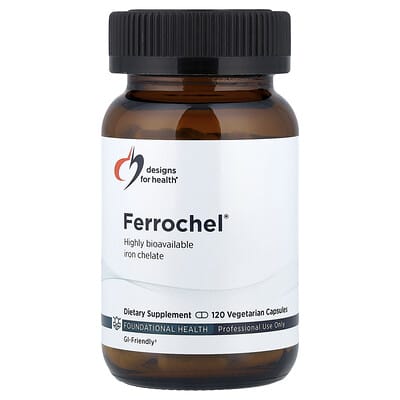 Ferrochel®, 120 Vegetarian Capsules (27 mg per Capsule)