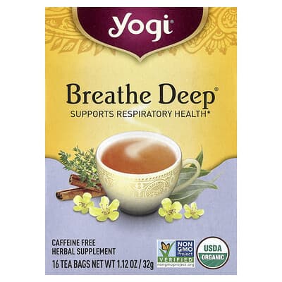 Breathe Deep®, Caffeine Free, 16 Tea Bags, 1.12 oz (32 g)