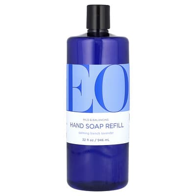 Hand Soap, Refill, Calming French Lavender, 32 fl oz (946 ml)