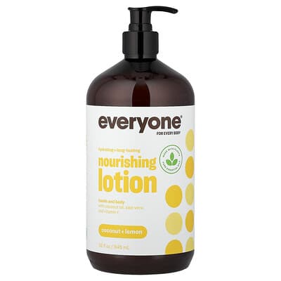 Nourishing Lotion, Coconut + Lemon, 32 fl oz (946 ml)