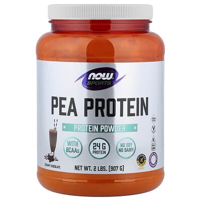 Sports, Pea Protein Powder, Creamy Chocolate, 2 lbs (907 g)