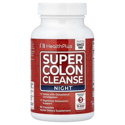 Super Colon Cleanse, Night®, 60 Capsules