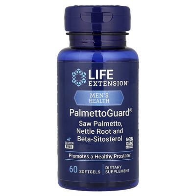 Men's Health, PalmettoGuard®, Saw Palmetto, Nettle Root and Beta-Sitosterol, 60 Softgels