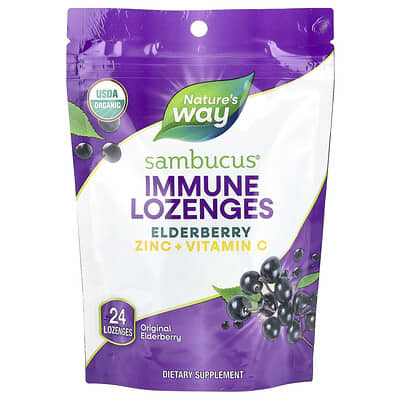 Sambucus® Elderberry, Immune Lozenges, Original Elderberry, 24 пастилок