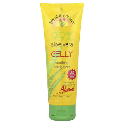 99% Aloe Vera Gelly, 4 oz (114 g)