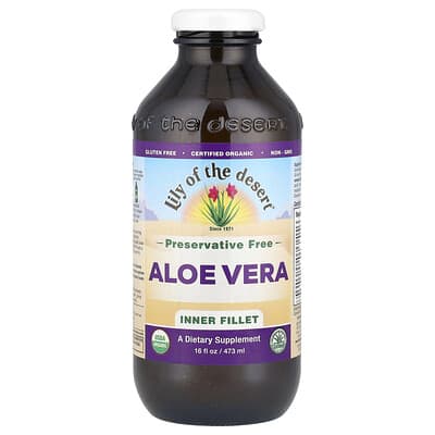 Сок алоэ вера, внутренний филе, 16 fl oz (473 ml)