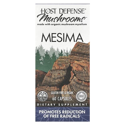 Mushrooms™, Mesima, 60 капсул (0.5 g per Capsule)