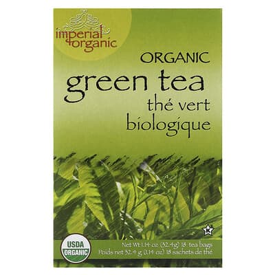 Imperial Organic, Green Tea, 18 Tea Bags, 1.14 oz (32.4 g)