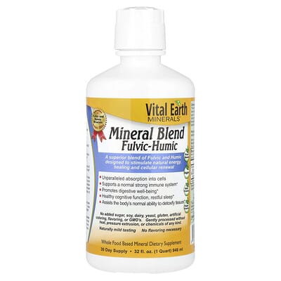 Mineral Blend Fulvic-Humic, 32 fl oz (946 ml)