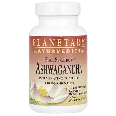 Ayurvedics, Full Spectrum™ Ashwagandha, 570 mg, 60 Tablets