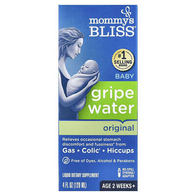 Baby Gripe Water, Age 2 Weeks+, 4 fl oz (120 ml)