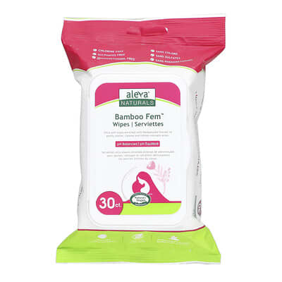 Bamboo Fem™ Intimate Wipes, 30 Wipes