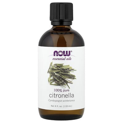 Эфирное масло цитронеллы, 4 fl oz (118 ml)