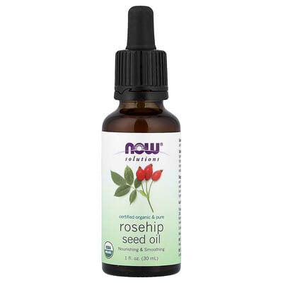 Solutions, Certified Organic & Pure Rosehip Seed Oil, 1 fl oz (30 ml)