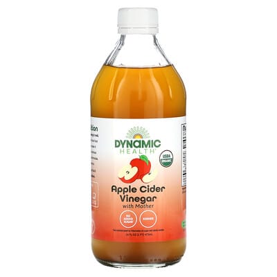 Яблочный уксус с матерью, Glass, 16 fl oz (473 ml)