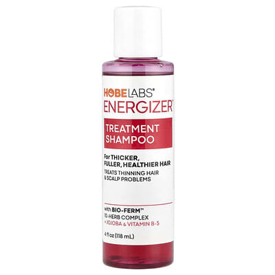Energizer™, Treatment Shampoo, For Thicker, Fuller, Healthier Hair, 4 fl oz (118 ml)