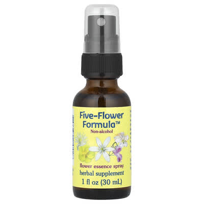 Five-Flower Formula™, Flower Essence Spray, Non-Alcoholic, 1 fl oz (30 ml)