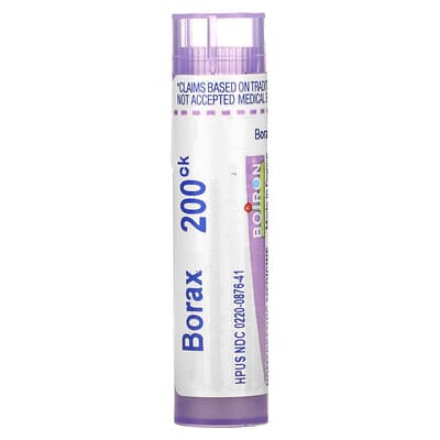 Borax, 200CK, Relief от стоматита, ок. 80 гранул
