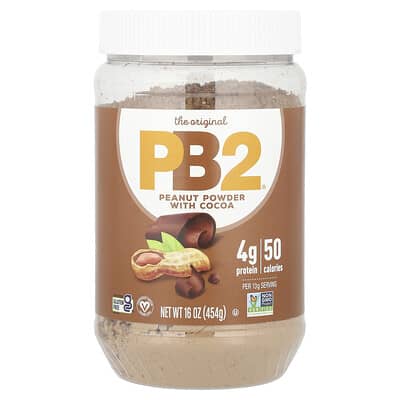 Peanut Butter Powder with Cocoa, 16 oz (454 g)