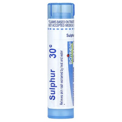 Sulphur, 30C, Skin Rash Relief, Approx 80 Pellets