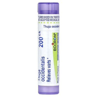 Thuja Occidentalis, 200CK, Wart Relief, Approx 80 Pellets