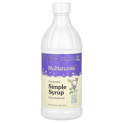 Концентрированный простой сироп, 16 fl oz (0.47 L)