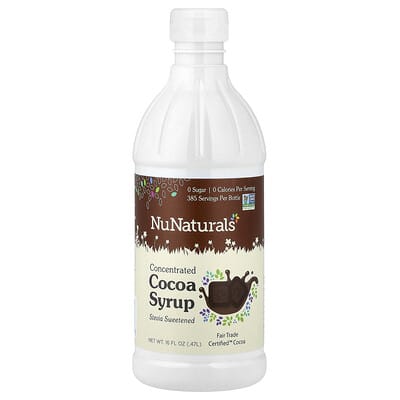 Concentrated Cocoa Syrup, Stevia Sweetened, 16 fl oz (0.47 L)