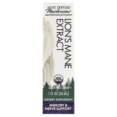 Экстракт грибов Lion's Mane™, 1 fl oz (30 ml)