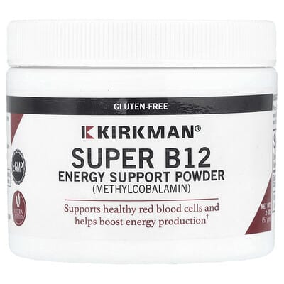 Порошок-поддержка энергии Kirkman Labs Super B12, 2 oz (57 g)