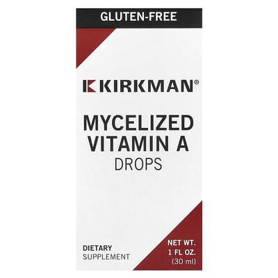 Капли витамина А Mycelized Vitamin A, 1 fl oz (30 ml)