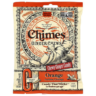 Ginger Chews жевательные конфеты с апельсином, 5 oz (141.8 g)