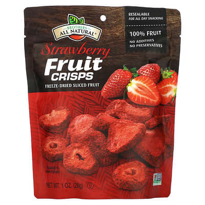 Fruit Crisps, Strawberry, 1 oz (28 g)