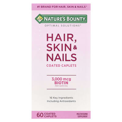 Optimal Solutions®, Hair, Skin & Nails, 60 покрытых таблеток