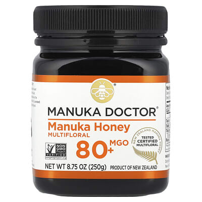 Multifloral Manuka Honey, MGO 80+, 8.75 oz (250 g)