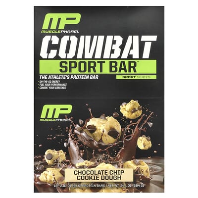 Combat Sport Bar™, Шоколадное печенье, 12 батончиков, 2.01 oz (57 g) каждый