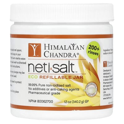 Neti Salt™, Eco Refillable Jar, 12 oz (340.2 g)