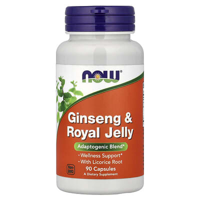 Ginseng & Royal Jelly, 90 Capsules