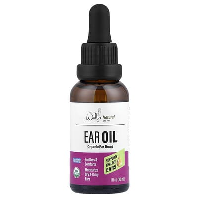 Organic Ear Oil Drops, 1 fl oz (30 ml)