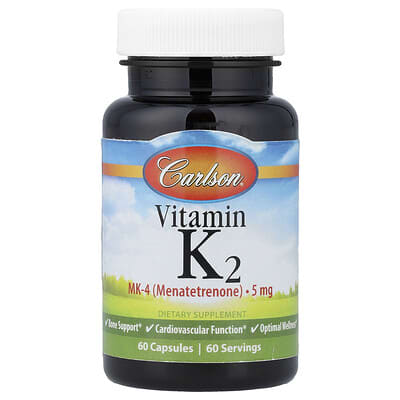 Carlson Vitamin K2, 5 mg, 60 капсул