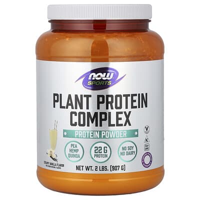 Sports, Plant Protein Complex, Creamy Vanilla, 2 lbs (907 g)