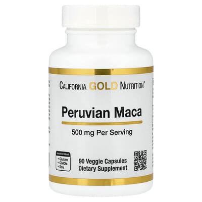 Перуанская мака, 500 mg, 90 вегетарианских капсул