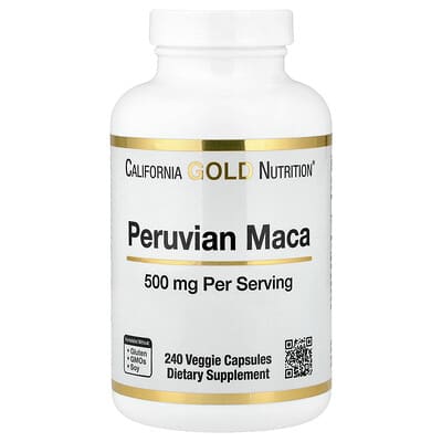 Перуанская мака, 500 mg, 240 вегетарианских капсул