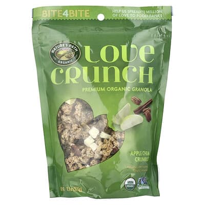 Love Crunch®, премиальная органическая гранола, Apple Chia Crumble, 11.5 oz (325 g)