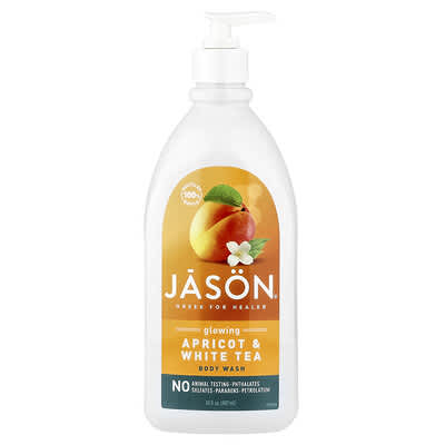 Body Wash, Glowing Apricot & White Tea, 30 fl oz (887 ml)