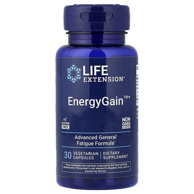 EnergyGain™, 30 вегетарианских капсул (200 mg per Capsule)
